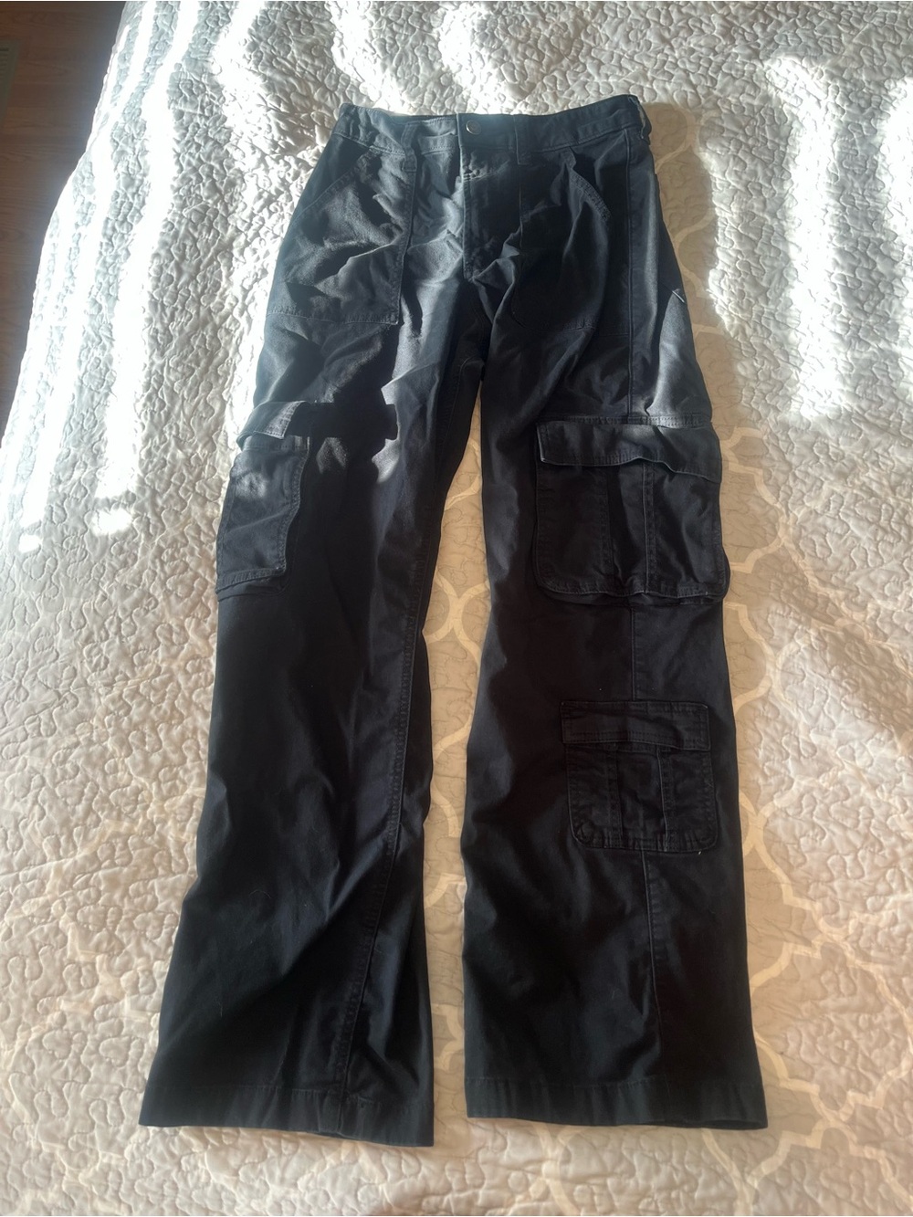 Hollister Black Ultra High-Rise Baggy Jeans